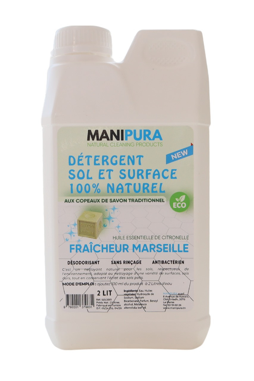 Ecosol savon de Marseille 2L