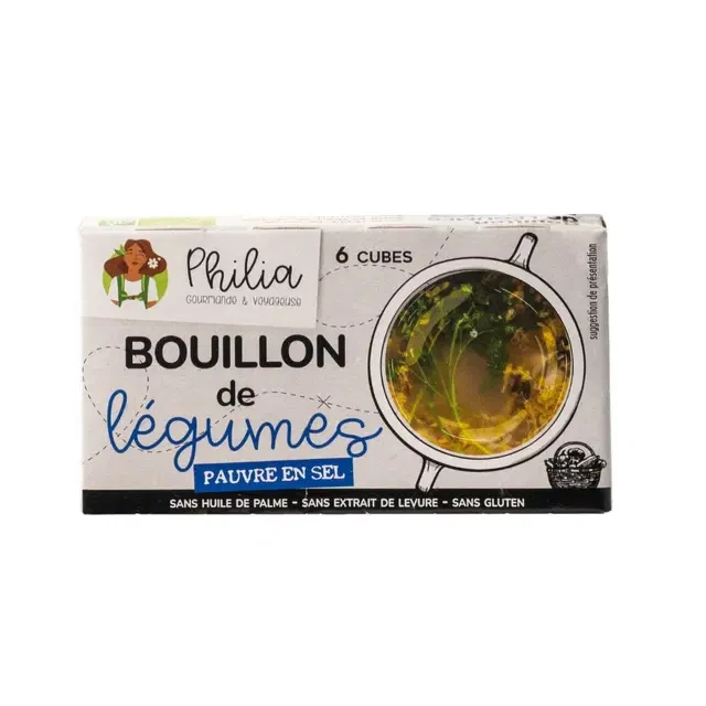 Bouillon de légumes sans sel bio