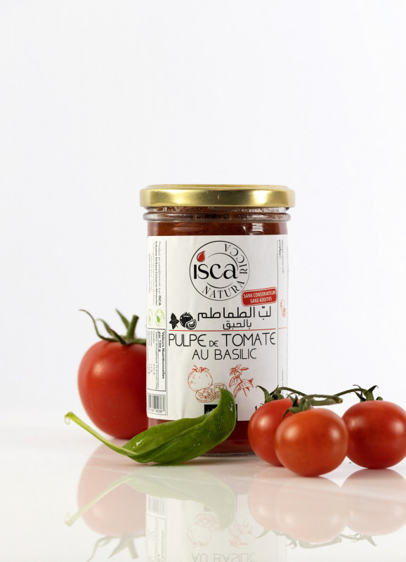 Pulpe de tomate fraiche basilic